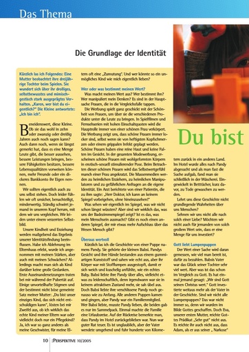 Perspektive 2005 10 du bist geliebt