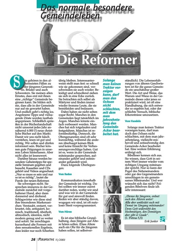 Perspektive 2003 11 die reformer