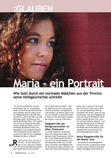 Perspektive 2012 10 maria ein portrait