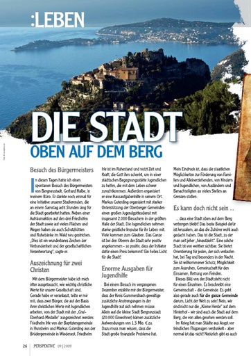 Perspektive 2009 09 die stadt oben auf dem berg