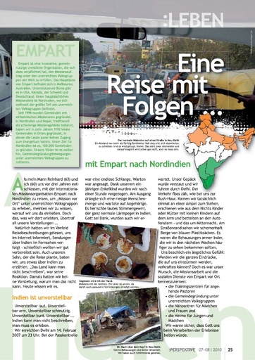 Perspektive 2010 07 eine reise mit folgen