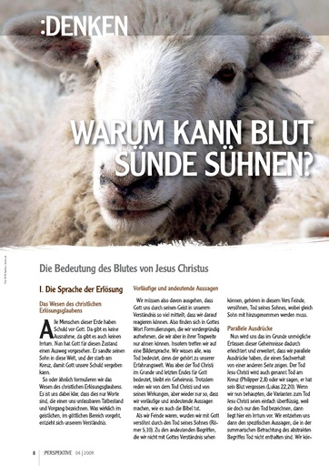 Perspektive 2009 04 warum kann blut suende suehnen
