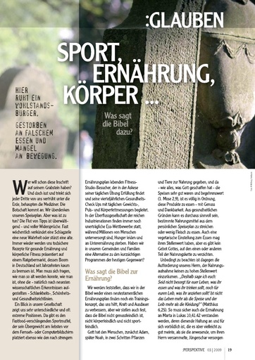 Perspektive 2009 03 sport ernaehrung koerper