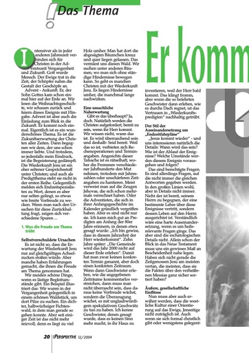 Perspektive 2004 12 er kommt wieder