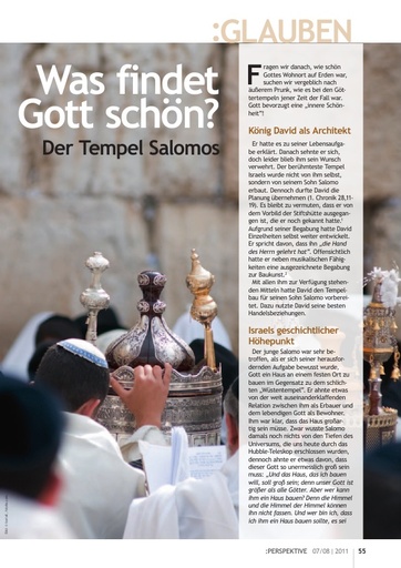 Perspektive 2011 07 was findet gott schoen