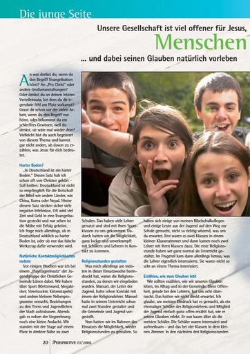Perspektive 2006 01 menschen zeit schenken