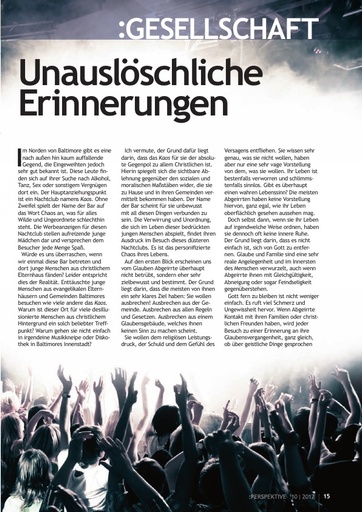 Perspektive 2012 10 unausloeschliche erinnerungen