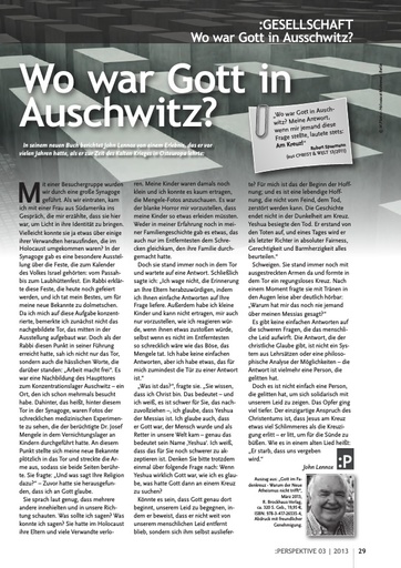 Perspektive 2013 03 wo war gott in auschwitz