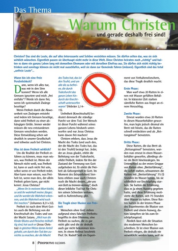 Perspektive 2005 02 warum christen verzichten