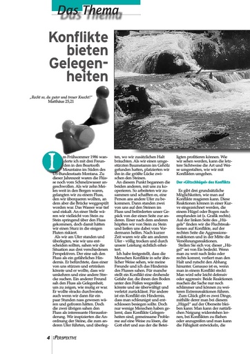 Perspektive 2001 02 konflikte bieten gelegenheiten