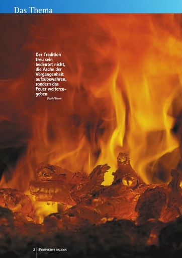 Perspektive 2005 05 feuer oder asche