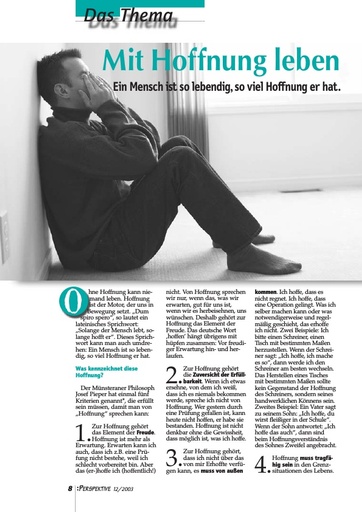 Perspektive 2003 12 mit hoffnung leben