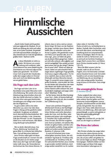 Perspektive 2013 09 himmlische aussichten
