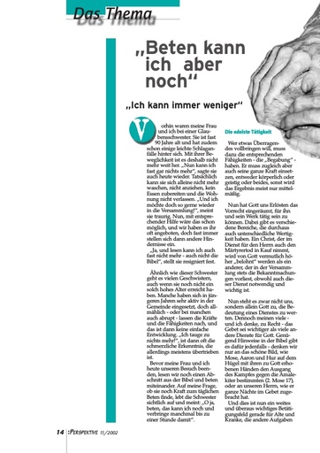 Perspektive 2002 11 beten kann ich aber noch