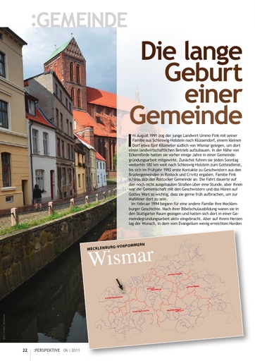 Perspektive 2011 06 die lange geburt einer gemeinde