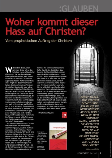 Perspektive 2012 04 woher kommt dieser hass auf christen