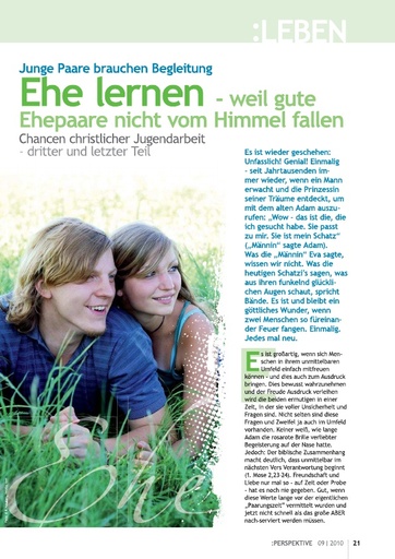 Perspektive 2010 09 ehe lernen