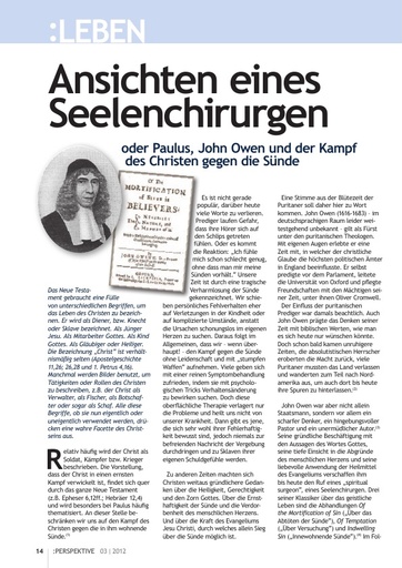 Perspektive 2012 03 ansichten eines seelenchirurgen