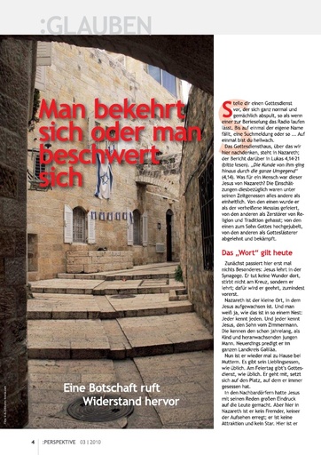 Perspektive 2010 03 man bekehrt sich oder man beschwert sich