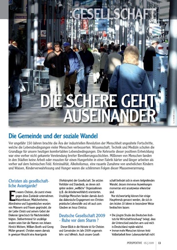 Perspektive 2009 05 die schere geht auseinander