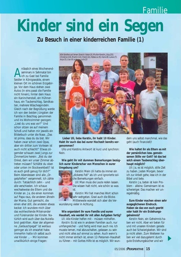 Perspektive 2006 05 kinder sind ein segen 1