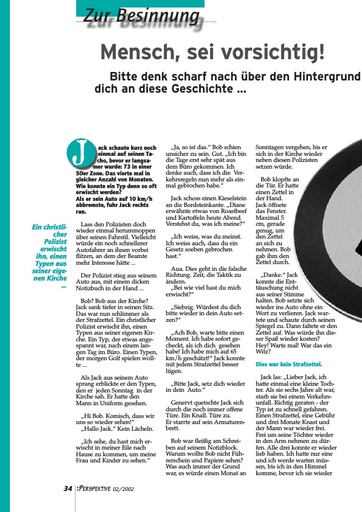 Perspektive 2002 02 mensch sei vorsichtig