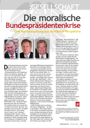Perspektive 2012 07 die moralische bundespraesidentenkrise