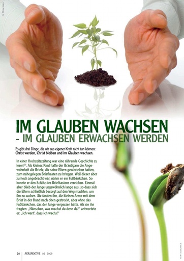 Perspektive 2009 06 im glauben wachsen