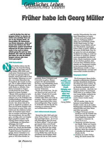 Perspektive 2001 03 frueher habe ich georg mueller gelesen
