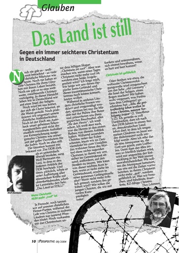 Perspektive 2004 09 das land ist still