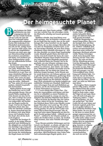 Perspektive 2002 12 der heimgesuchte planet