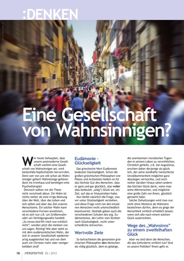 Perspektive 2012 02 eine gesellschaft von wahnsinnigen