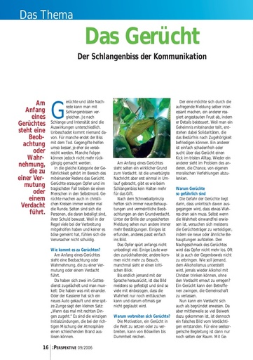 Perspektive 2006 09 das geruecht der schlangenbiss der kommunikation