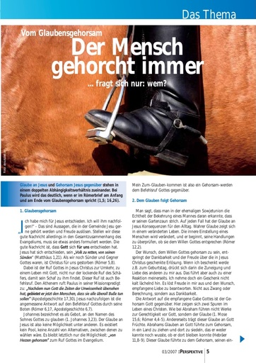 Perspektive 2007 03 der mensch gehorcht immer