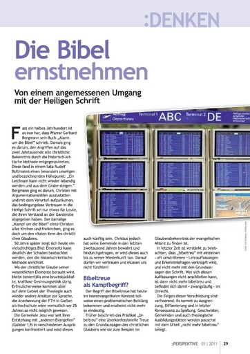 Perspektive 2011 01 die bibel ernstnehmen