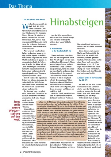 Perspektive 2006 02 hinabsteigen zur groesse