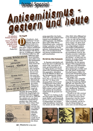 Perspektive 2003 07 antisemitismus gestern und heute