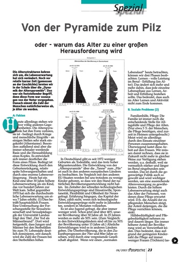 Perspektive 2003 04 von der pyramide zum pilz