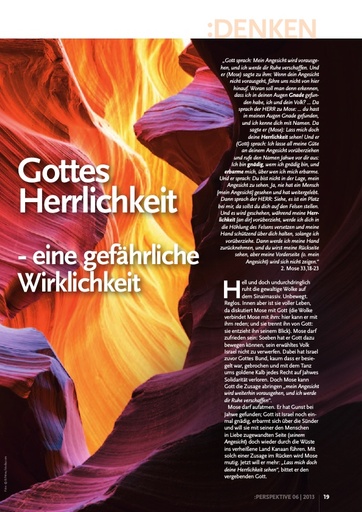 Perspektive 2013 06 gottes herrlichkeit