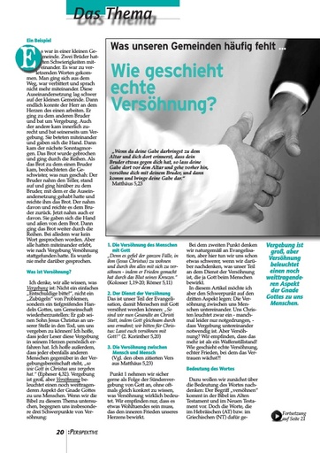 Perspektive 2001 02 wie geschieht versoehnung