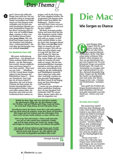 Perspektive 2004 01 die macht der sorgen brechen