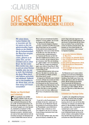 Perspektive 2008 11 die schoenheit der hohenpriesterlichen kleider
