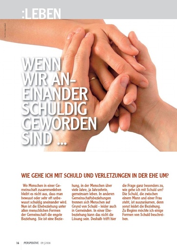 Perspektive 2008 09 wenn wir aneinander schuldig geworden sind
