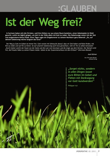 Perspektive 2012 02 ist der weg frei