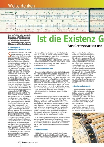 Perspektive 2007 03 ist die existenz gottes beweisbar