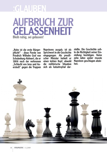 Perspektive 2009 11 aufbruch zur gelassenheit