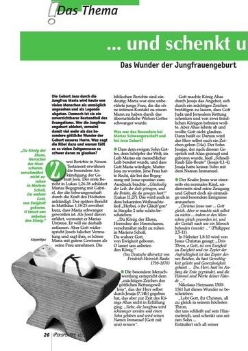 Perspektive 2004 12 und schenkt uns seinen sohn