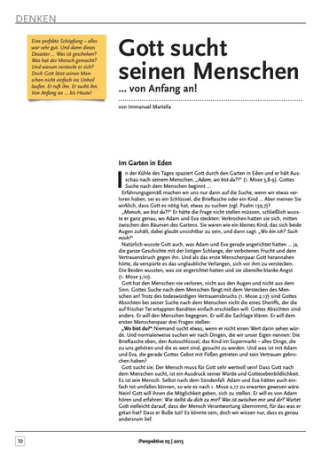 Perspektive 2015 05 gott sucht seinen menschen