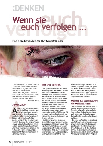 Perspektive 2010 03 wenn sie euch verfolgen