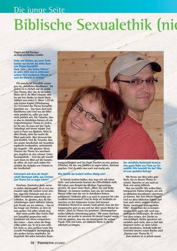 Perspektive 2007 01 biblische sexualethik